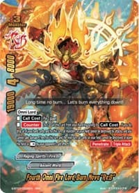 Fourth Omni Fire Lord, Burn Nova "Re:B" - Perfected Time Ruler - Future Card BuddyFight card