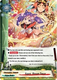 Kagura, Blossom Dancer - Perfected Time Ruler - Future Card BuddyFight card