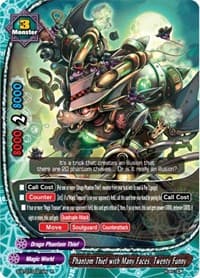 Phantom Thief with Many Faces, Twenty Funny - Perfected Time Ruler - Future Card BuddyFight card