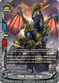 Time Scout, Tegi - Perfected Time Ruler - Future Card BuddyFight card