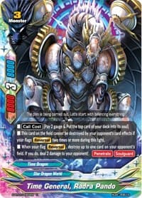 Time General, Radra Pando - Perfected Time Ruler - Future Card BuddyFight card