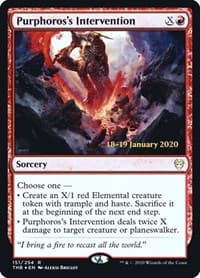 Purphoros's Intervention - Prerelease Cards - Magic: The Gathering card