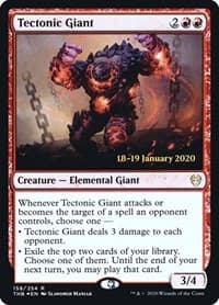 Tectonic Giant - Prerelease Cards - Magic: The Gathering card