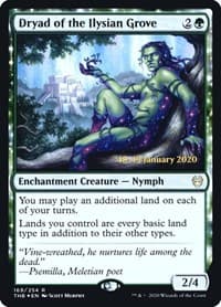 Dryad of the Ilysian Grove - Prerelease Cards - Magic: The Gathering card