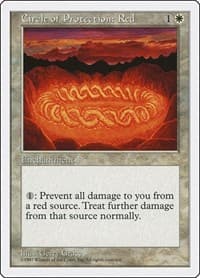 Circle of Protection: Red - Fifth Edition - Magic: The Gathering card