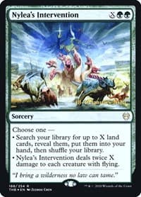 Nylea's Intervention - Prerelease Cards - Magic: The Gathering card