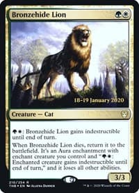 Bronzehide Lion - Prerelease Cards - Magic: The Gathering card