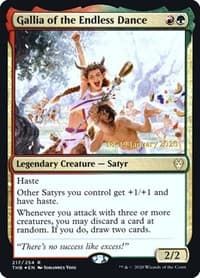 Gallia of the Endless Dance - Prerelease Cards - Magic: The Gathering card