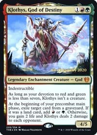 Klothys, God of Destiny - Prerelease Cards - Magic: The Gathering card