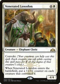 Venerated Loxodon - Promo Pack: Theros Beyond Death - Magic: The Gathering card