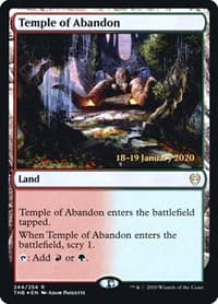 Temple of Abandon - Prerelease Cards - Magic: The Gathering card