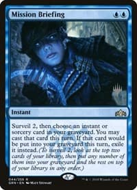 Mission Briefing - Promo Pack: Theros Beyond Death - Magic: The Gathering card