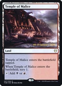 Temple of Malice - Prerelease Cards - Magic: The Gathering card