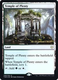 Temple of Plenty - Prerelease Cards - Magic: The Gathering card