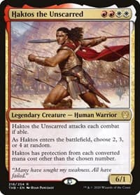 Haktos the Unscarred - Promo Pack: Theros Beyond Death - Magic: The Gathering card