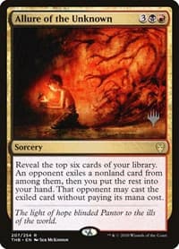 Allure of the Unknown - Promo Pack: Theros Beyond Death - Magic: The Gathering card