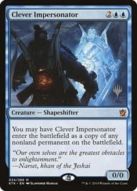 Clever Impersonator - Promo Pack: Theros Beyond Death - Magic: The Gathering card
