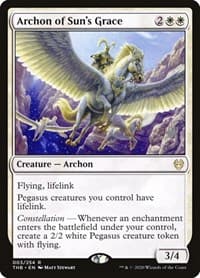 Archon of Sun's Grace - Promo Pack: Theros Beyond Death - Magic: The Gathering card