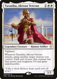 Taranika, Akroan Veteran - Promo Pack: Theros Beyond Death - Magic: The Gathering card