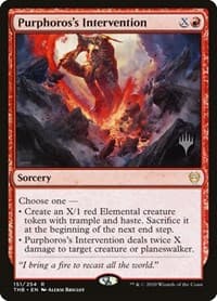 Purphoros's Intervention - Promo Pack: Theros Beyond Death - Magic: The Gathering card