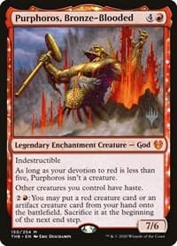 Purphoros, Bronze-Blooded - Promo Pack: Theros Beyond Death - Magic: The Gathering card