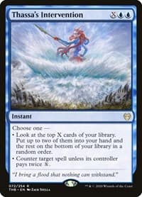 Thassa's Intervention - Promo Pack: Theros Beyond Death - Magic: The Gathering card