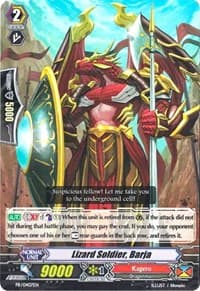 Lizard Soldier, Barja - Promo Cards - Cardfight Vanguard card