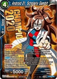Android 21, Scholarly Gambit - Promotion Cards - Dragon Ball Super: Masters card