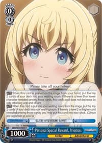 Personal Special Reward, Priestess - Goblin Slayer - Weiss Schwarz card
