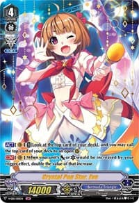 Crystal Pop Star, Eve (Hot Stamped) - V-EB11: Crystal Melody - Cardfight Vanguard card