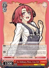 An Ordinary Piece, Cow Girl - Goblin Slayer - Weiss Schwarz card