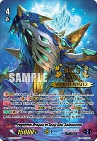 Progenitor Dragon of Deep Sea, Balanerena - Bushiroad Event Cards - Cardfight Vanguard card