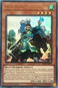 Ancient Warriors - Virtuous Liu Xuan - Ignition Assault - YuGiOh card