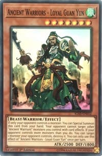Ancient Warriors - Loyal Guan Yun - Ignition Assault - YuGiOh card