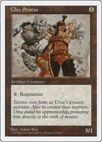Clay Statue - Fifth Edition - Magic: The Gathering card