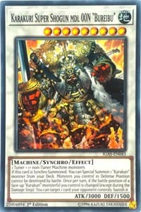 Karakuri Super Shogun mdl 00N "Bureibu" - Ignition Assault - YuGiOh card