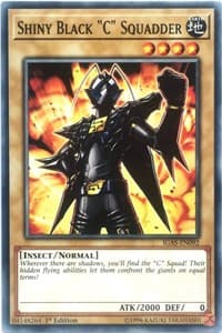 Shiny Black "C" Squadder - Ignition Assault - YuGiOh card