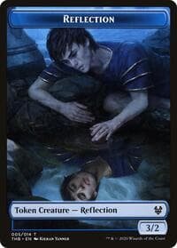 Reflection // Satyr Double-Sided Token - Theros Beyond Death - Magic: The Gathering card