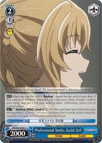 Professional Smile, Guild Girl - Goblin Slayer - Weiss Schwarz card