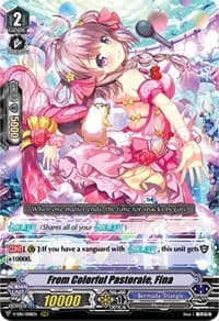 From Colorful Pastorale, Fina - V-EB11: Crystal Melody - Cardfight Vanguard card
