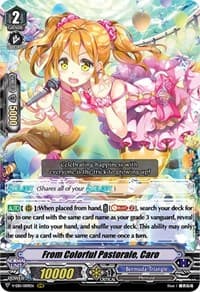 From Colorful Pastorale, Caro - V-EB11: Crystal Melody - Cardfight Vanguard card