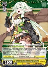 Envy for the Unknown, High Elf Archer - Goblin Slayer - Weiss Schwarz card
