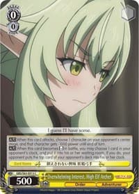 Overwhelming Interest, High Elf Archer - Goblin Slayer - Weiss Schwarz card