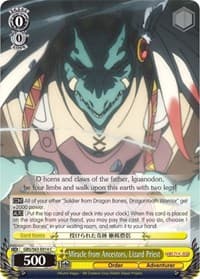 Miracle from Ancestors, Lizard Priest - Goblin Slayer - Weiss Schwarz card