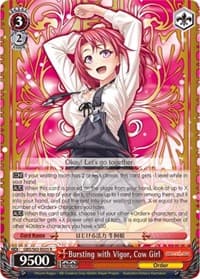 Bursting with Vigor, Cow Girl - Goblin Slayer - Weiss Schwarz card