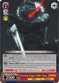 Gleaming Dagger, Goblin Slayer - Goblin Slayer - Weiss Schwarz card