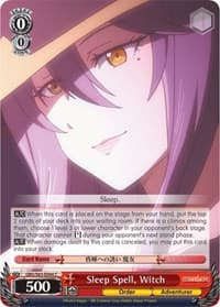 Sleep Spell, Witch - Goblin Slayer - Weiss Schwarz card