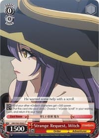 Strange Request, Witch - Goblin Slayer - Weiss Schwarz card
