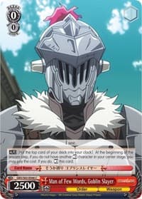 Man of Few Words, Goblin Slayer - Goblin Slayer - Weiss Schwarz card
