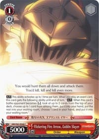 Flickering Fire Arrow, Goblin Slayer - Goblin Slayer - Weiss Schwarz card